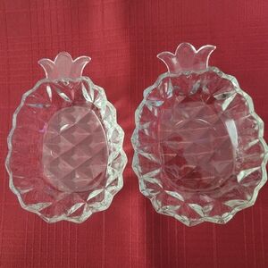Pinapple Shaped Crystal Glass Set Of 2